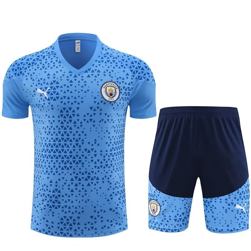 AAA Quality Manchester City 23/24 Blue Training Kit Jersey